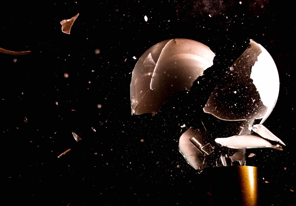 Shattered Light Bulb