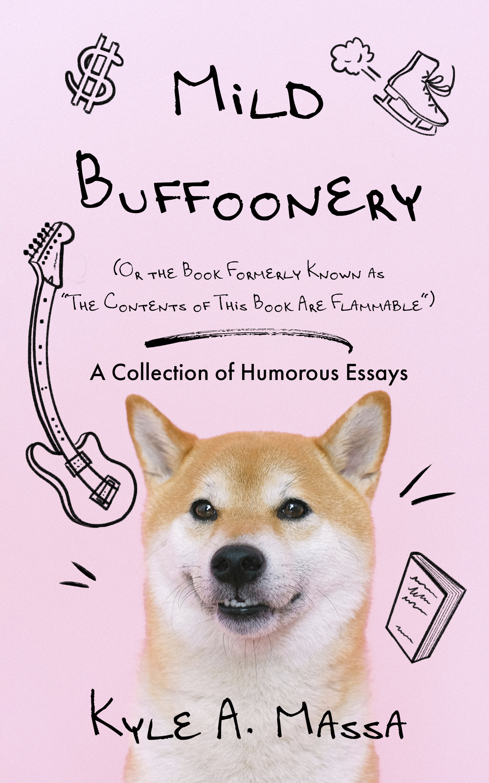 The cover of "Mild Buffoonery," a collection of funny essays