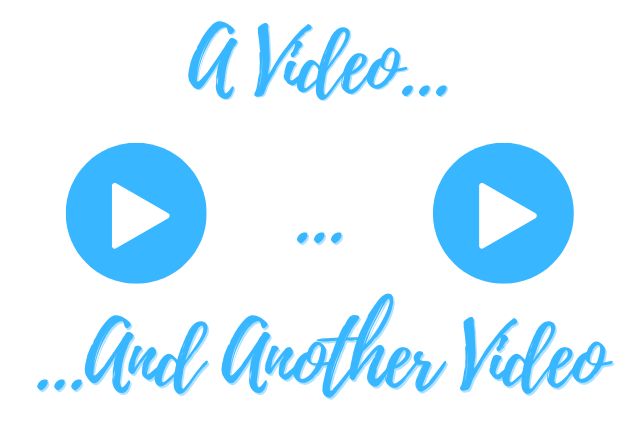 An image of two video play buttons.